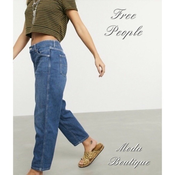 Free People Chloe Baby Barrel Jeans - Picture 3 of 11